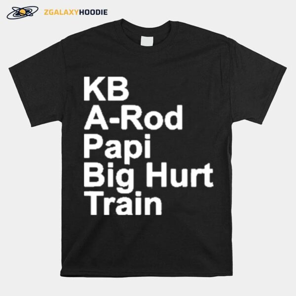 Alex Bregman Kb A Rod Papi Big Hurt Train T-Shirt