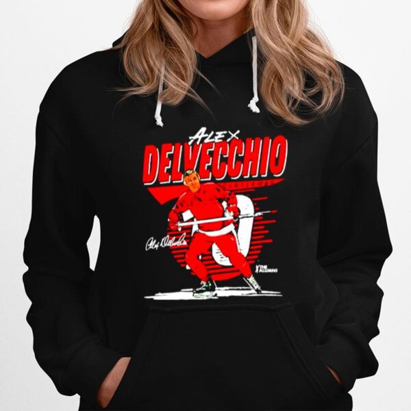 Alex Delvecchio Detroit Red Wings Centerman Hoodie