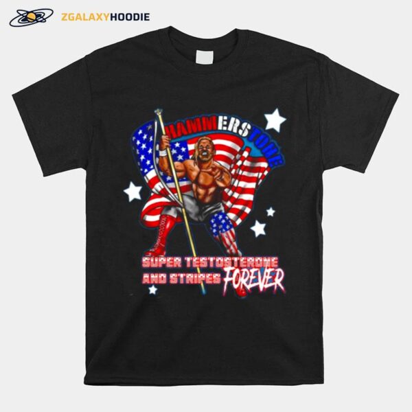 Alex Hammerstone Americana Usa Flag T-Shirt