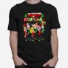 Alice In Wonderland Characters Squad Merry Christmas Socks 2022 T-Shirt