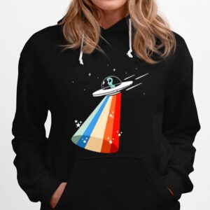 Alien Abduction Ufo Extraterrestrial Flying Space Aliens Hoodie