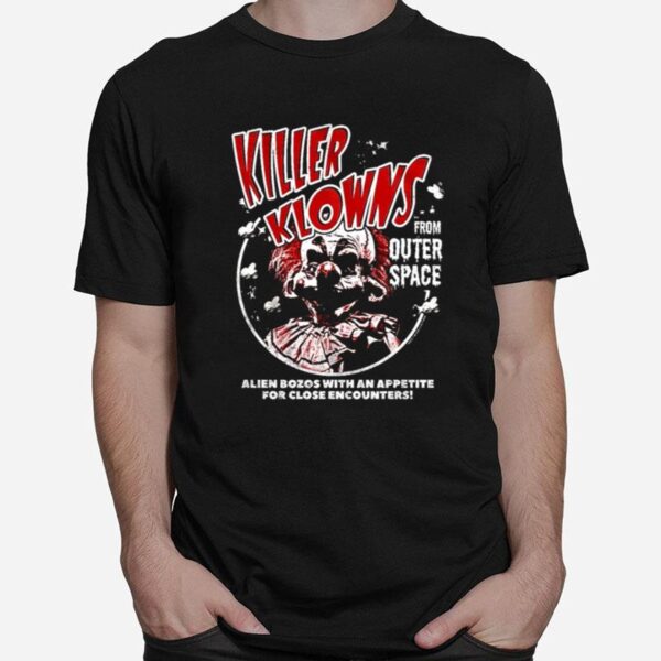 Alien Bozos Killer Klowns From Outer Space 80S 90S Horror T-Shirt