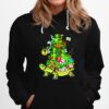 Alien Riding Turtle Smoking Hoodie