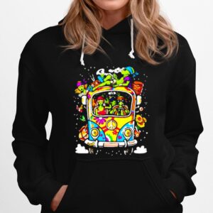 Alien Smoking Weed Cigarette Psychedelic Space Hippie Stoner Hoodie