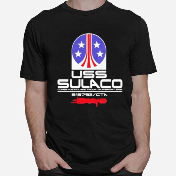 Aliens Movie Colonial Marines Uss Sulaco T-Shirt