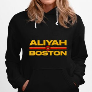 Aliyah Boston Text Stack Hoodie