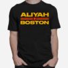 Aliyah Boston Text Stack T-Shirt