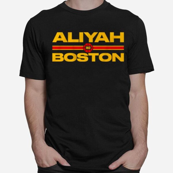 Aliyah Boston Text Stack T-Shirt