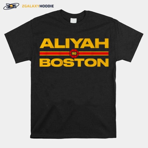 Aliyah Boston Text Stack T-Shirt