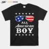 All American Boy 4Th Of July Boysns Sunglasses T-Shirt