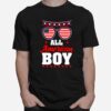 All American Boy Sunglasses 4Th Of July Patriotic T-Shirt