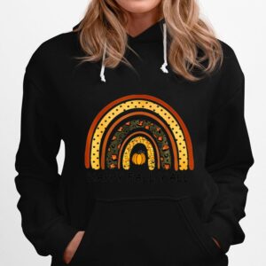 Autumn Happy Fall Yall Raibow Fall Hoodie