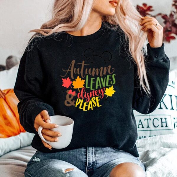 Autumn Leaves Disney Please Sweater