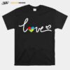 Awareness Autism Heart Love Puzzle T-Shirt