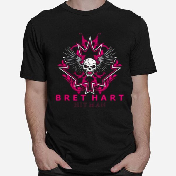 Awesome Bret Hart Hitman Maple Leaf 2022 T-Shirt