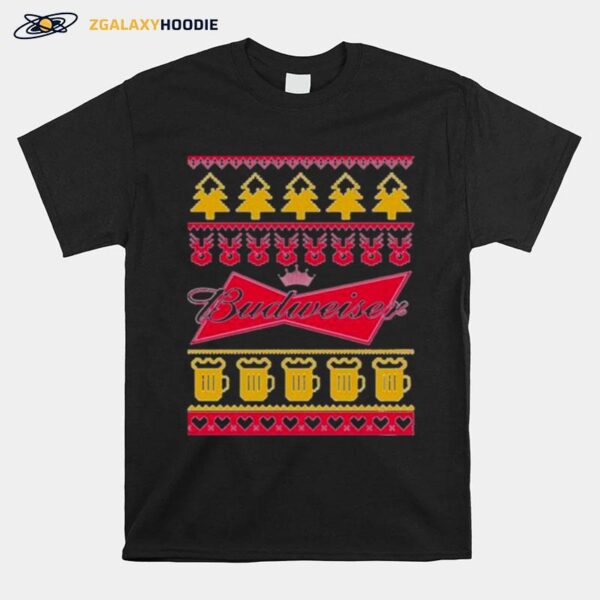 Awesome Budweiser Ugly Christmas T-Shirt