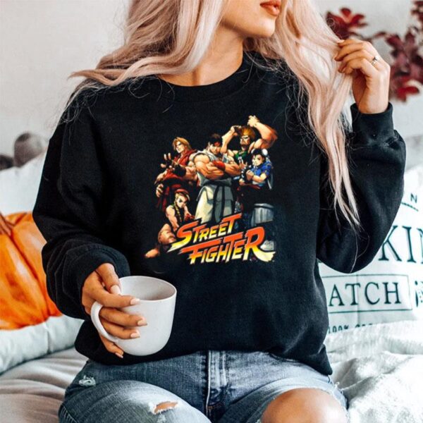 Awesome Characters Street Fighter Vintage Sweater