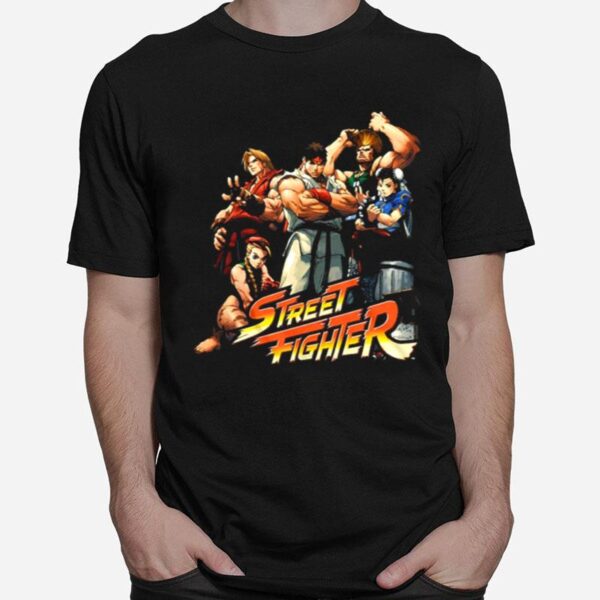 Awesome Characters Street Fighter Vintage T-Shirt