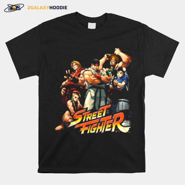 Awesome Characters Street Fighter Vintage T-Shirt