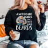 Awesome Dads Have Tattoos And Beards Father%E2%80%99S Day Sweater