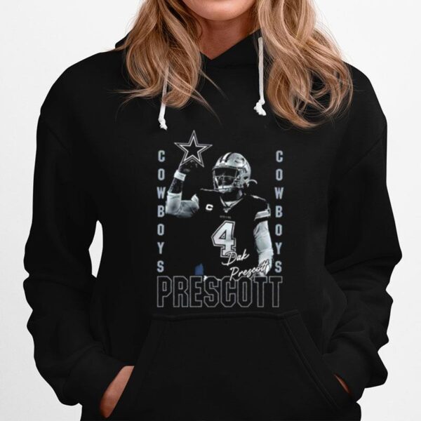 Awesome Dak Prescott Dallas Cowboys Play Action Hoodie