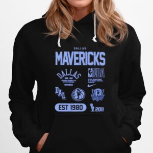 Awesome Dallas Mavericks 75Th Anniversary Courtside Element Hoodie