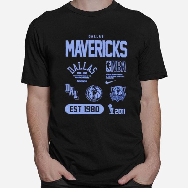 Awesome Dallas Mavericks 75Th Anniversary Courtside Element T-Shirt