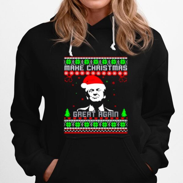 Awesome Donald Trump Make Christmas Great Again Christmas Hoodie