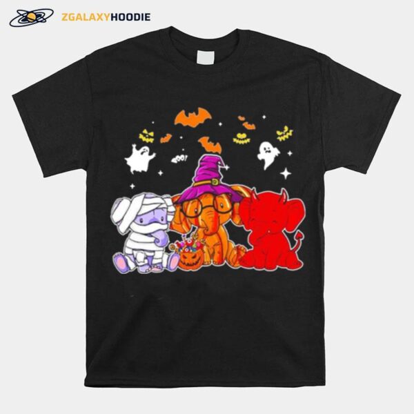 Awesome Elephant Ghost Halloween T-Shirt