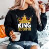 Awesome King Scorpio Zodiac Sign Horoscope Birthday Gift Sweater