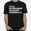 Awesome Kyle Schwarber Crushes Baseballs T-Shirt