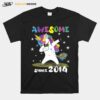 Awesome Legendary Unicorn Design Since 2014 T-Shirt