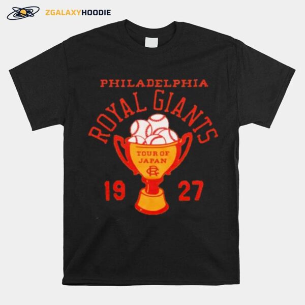 Awesome Philadelphia Royal Giants Tour Of Japan 1927 T-Shirt