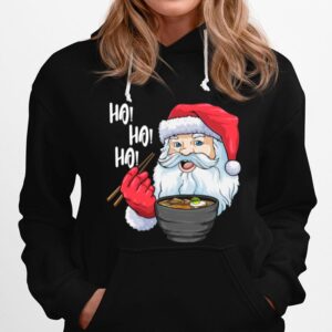 Awesome Santa Claus Eats Noodles Merry Christmas Hoodie