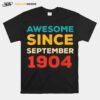 Awesome Since 1904 117Th Birthday Retro T-Shirt