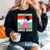 Awesome Since 2000 Strong Girl Vintage Sweater