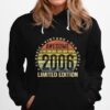 Awesome Since 2006 Limited Edition Old Style 15Th Birthday Hoodie