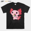 Axolotl Snaxolotl Kawaii Axolotl T-Shirt