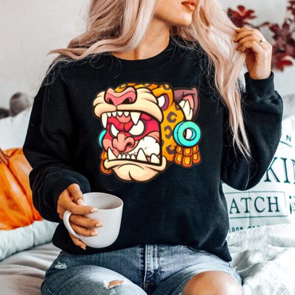 Aztec Jaguar Warrior Donkey Kong Sweater