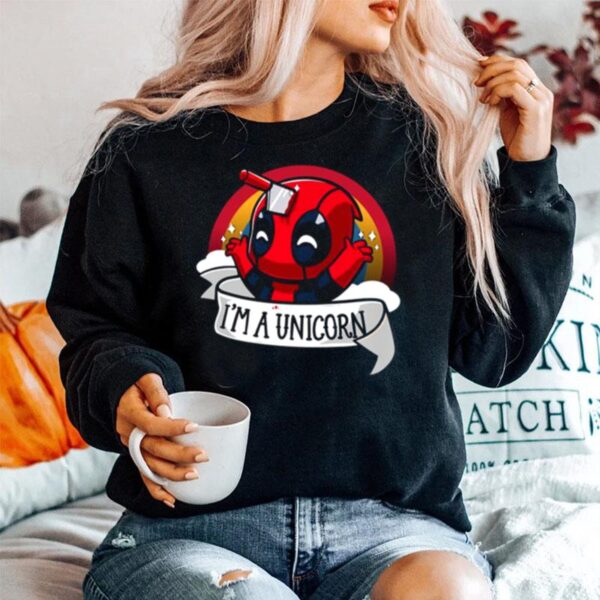 Baby Deadpool Im A Unicorn Sweater