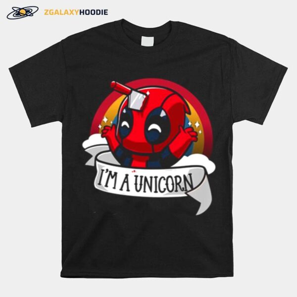 Baby Deadpool Im A Unicorn T-Shirt