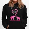 Baby Elephants Someone I Love Needs A Cure Breast Cancer Awareness Hoodie