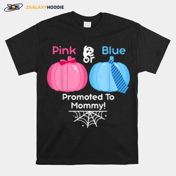 Baby Gender Reveal Party Promoted To Mommy T-Shirt