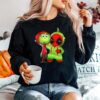 Baby Grinch And Baby Deadpool Sweater