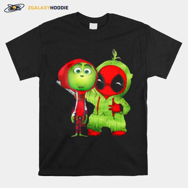 Baby Grinch And Baby Deadpool T-Shirt