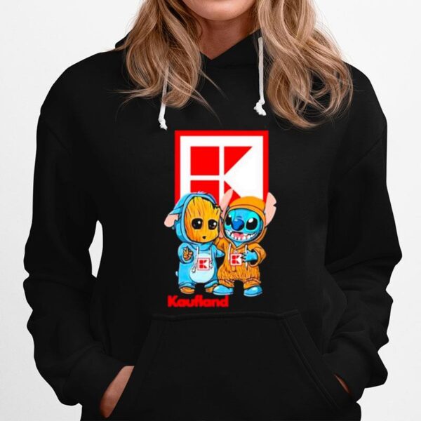 Baby Groot And Baby Stitch Kaufland Hoodie