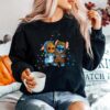 Baby Groot And Baby Stitch Merry Christmas Light Sweater