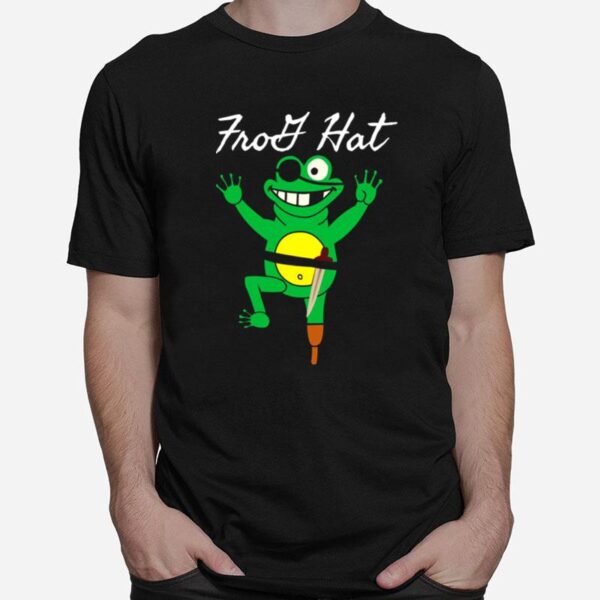 Barber Frog Hat Garf T-Shirt