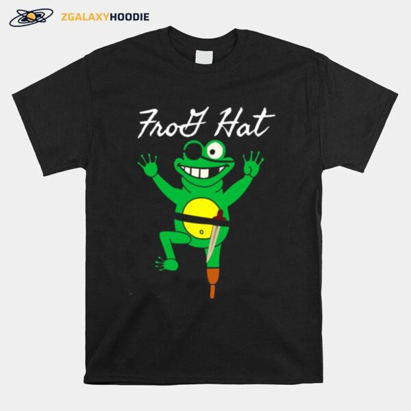 Barber Frog Hat Garf T-Shirt