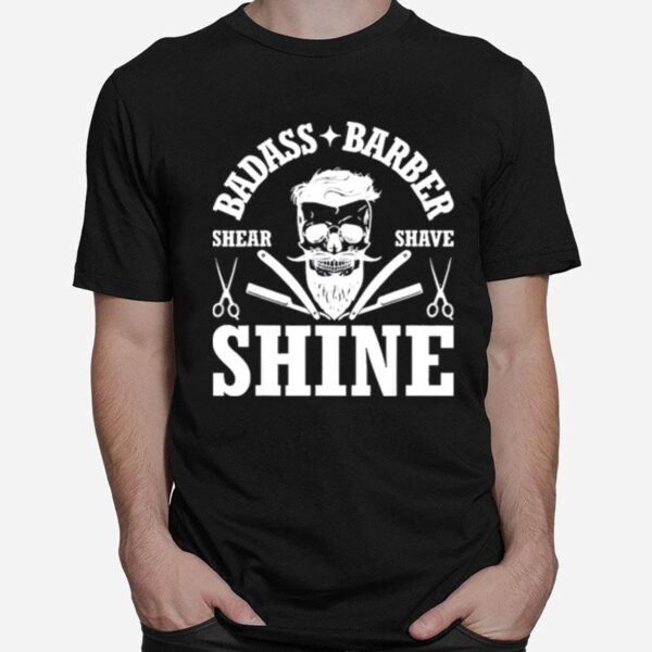 Barber Share Shave Shine Barber T-Shirt